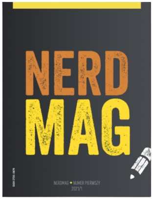 Okładka pierwszego numeru magazynu Nerd Mag z 2021 roku.